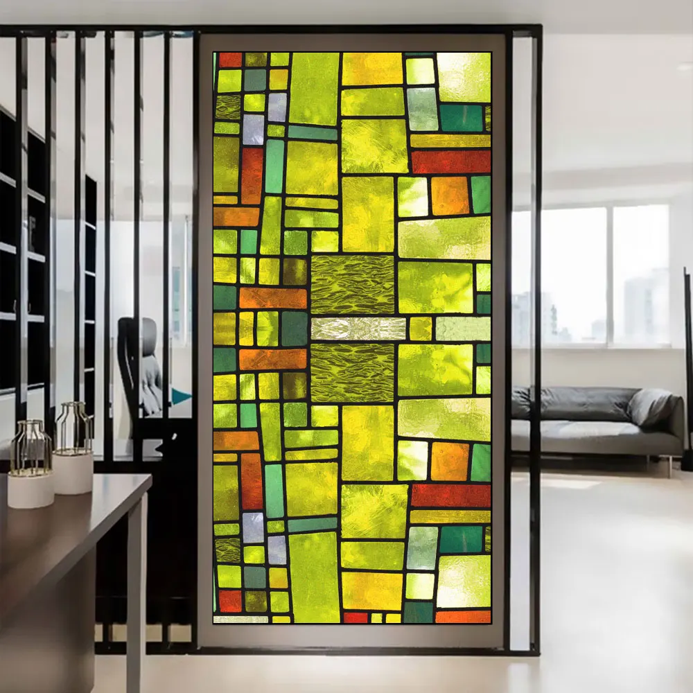 Privacy Windows Film Decorative Color Brick Stained Glass Window Stickers No Glue Static Cling Frosted Window cling
Privacy Windows Film Decorative Color Brick Stained Glass Window Stickers No Glue Static Cling Frosted Window cling