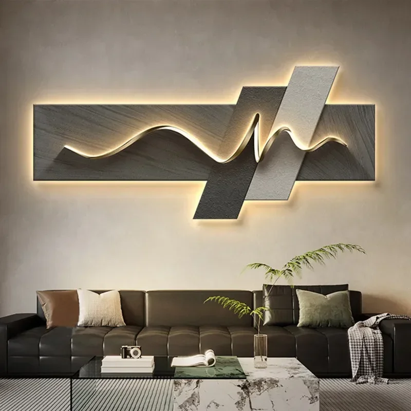 Decorative Painting LED Ambient Light Painting Modern Sofa Background Wall Minimalist Abstract Hanging Painting Living Room
Decorative Painting LED Ambient Light Painting Modern Sofa Background Wall Minimalist Abstract Hanging Painting Living Room