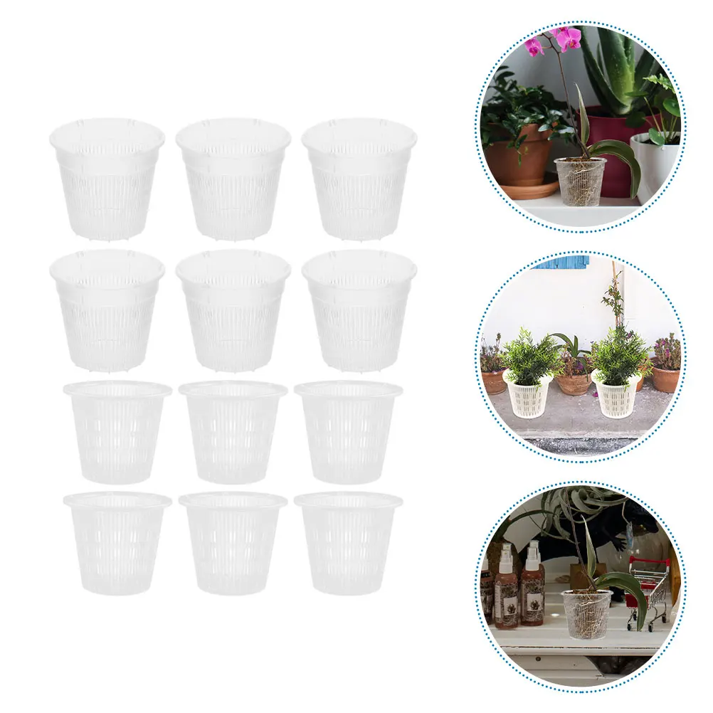 12pcs Plastic Flower Pot chid Plant Container Premium Material Nursery Green Dill Light Permeable Home Office Garden
12pcs Plastic Flower Pot chid Plant Container Premium Material Nursery Green Dill Light Permeable Home Office Garden