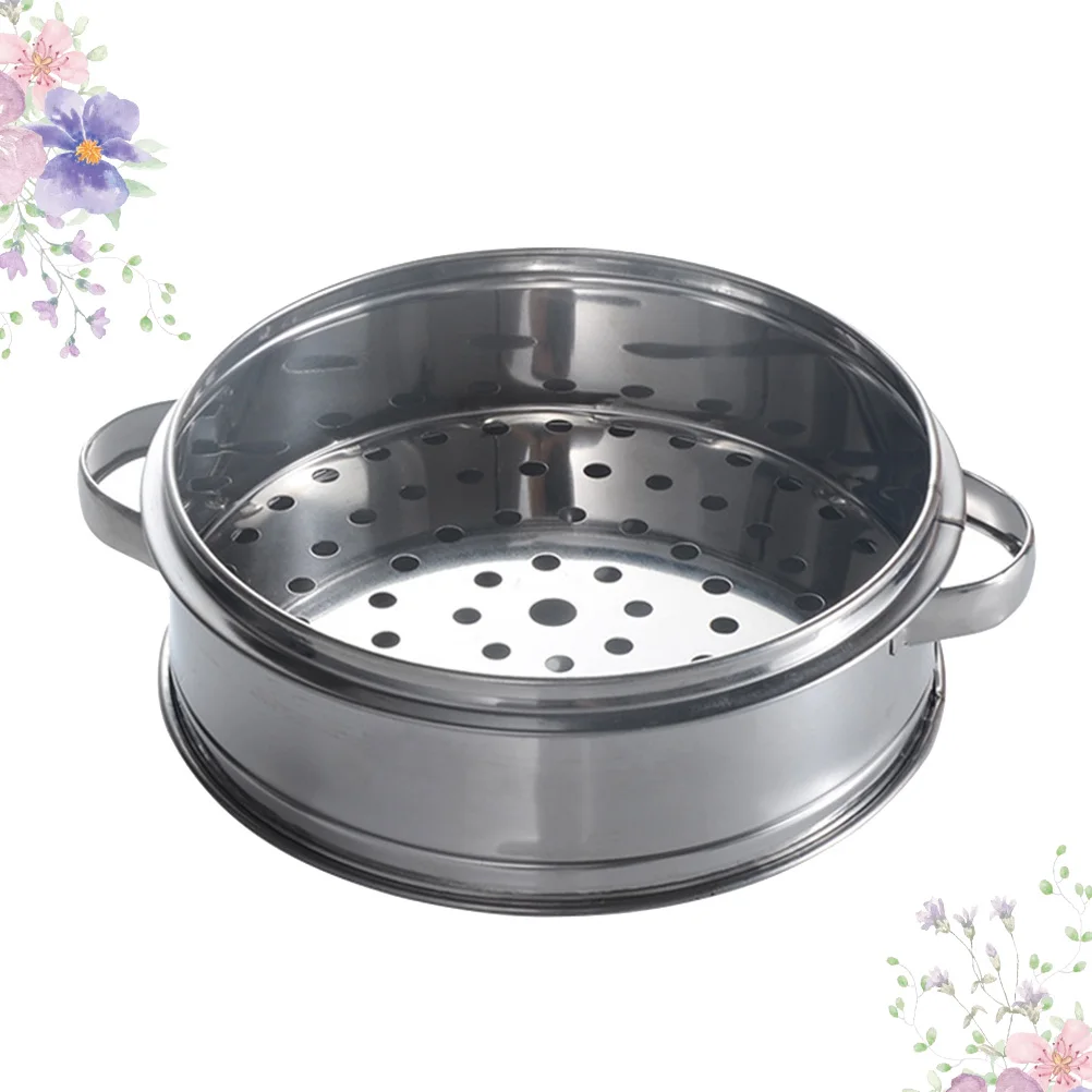 16Cm Stainless Steel Basket Thickened Body Anti-Hot Handle Ergonomic Food Steamer For Home Kitchen Buns Steamer Steam 
16Cm Stainless Steel Basket Thickened Body Anti-Hot Handle Ergonomic Food Steamer For Home Kitchen Buns Steamer Steam