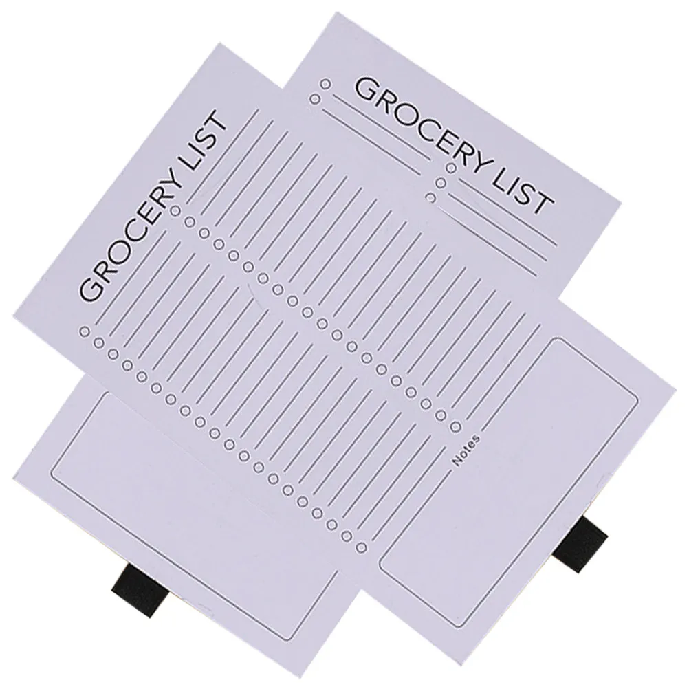 2Pcs Magnetic Grocery List Notepad Smooth Writing Tear-Off Pages Fridge Notepad for Shopping Planning Weekly Meal Prep Organizer
2Pcs Magnetic Grocery List Notepad Smooth Writing Tear-Off Pages Fridge Notepad for Shopping Planning Weekly Meal Prep Organizer