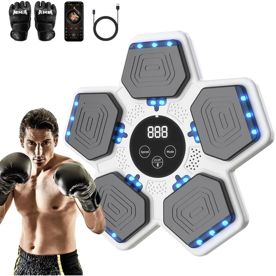 2025 Smart Bluetooth Music Boxing Machine for Adults and WallMounted Workout Punching Machine with Gloves for Home Office and G
2025 Smart Bluetooth Music Boxing Machine for Adults and WallMounted Workout Punching Machine with Gloves for Home Office and G