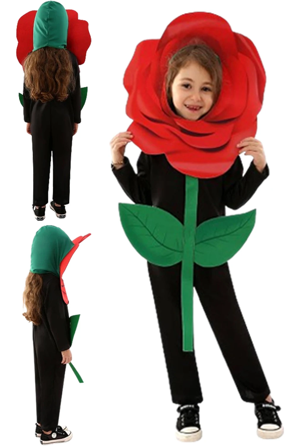 Rose Flower Cosplay Kids Boys Girls Role Play Christmas Performance Costume Child Roleplay Fantasy Fancy Dress Up Party Clothes
Rose Flower Cosplay Kids Boys Girls Role Play Christmas Performance Costume Child Roleplay Fantasy Fancy Dress Up Party Clothes
