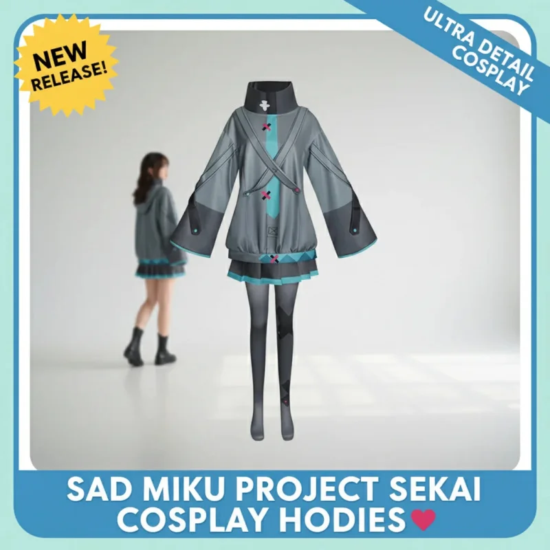 ▶❤Anime Miku Cosplay Hoodie Set Project Sekai Colorful Stage Sad Miku Hoodies Halloween Party Costume for Women❤◀
▶❤Anime Miku Cosplay Hoodie Set Project Sekai Colorful Stage Sad Miku Hoodies Halloween Party Costume for Women❤◀