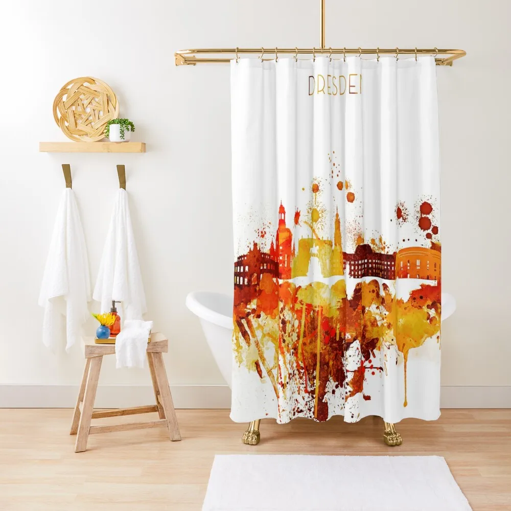 Dresden Germany Red Yellow Skyline Shower Curtain Bathroom Curtains Waterproof Shower Curtain And Anti-Mold
Dresden Germany Red Yellow Skyline Shower Curtain Bathroom Curtains Waterproof Shower Curtain And Anti-Mold