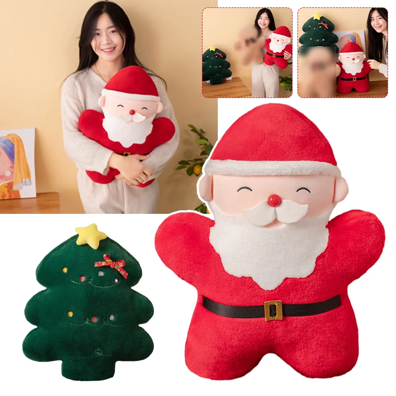 Christmas Decor Props Ornaments Cartoon Cute Christmas Tree Pillow Plush Santa Claus Cushion Pillow Xmas New Year Kids Gift
Christmas Decor Props Ornaments Cartoon Cute Christmas Tree Pillow Plush Santa Claus Cushion Pillow Xmas New Year Kids Gift