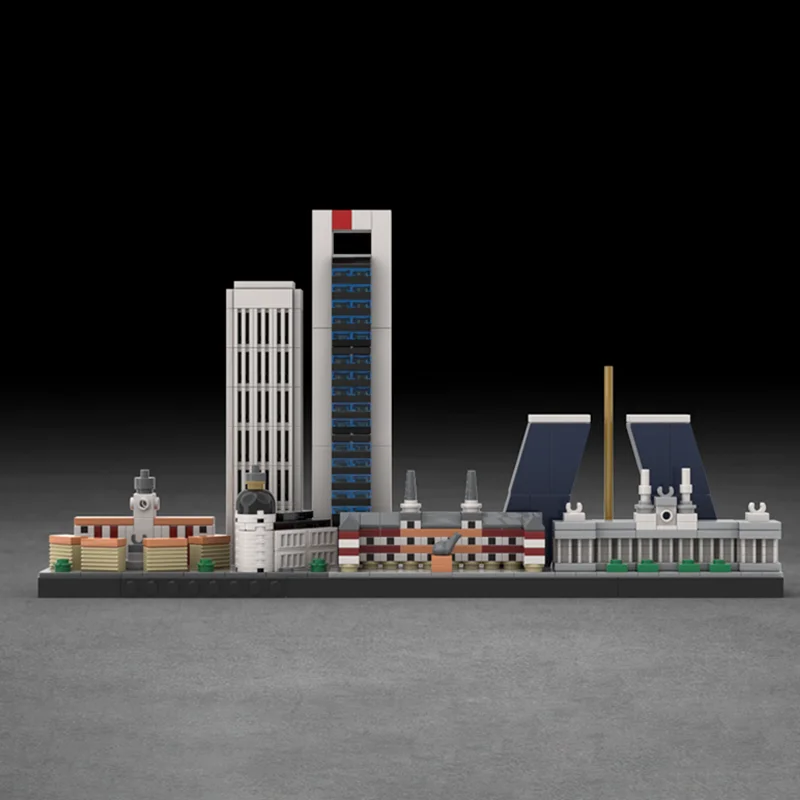 633PCS MOC Architecture Madrid Skyline Model Custom Building Blocks DIY Assembly Display Gift Collectible Decoration Building
633PCS MOC Architecture Madrid Skyline Model Custom Building Blocks DIY Assembly Display Gift Collectible Decoration Building