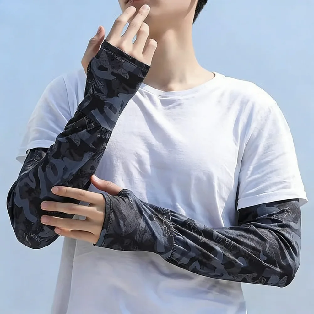 UV Protection Ice Cool Arm Sleeves Fingerless Design Summer Cooling Sleeve for Fishing
UV Protection Ice Cool Arm Sleeves Fingerless Design Summer Cooling Sleeve for Fishing
