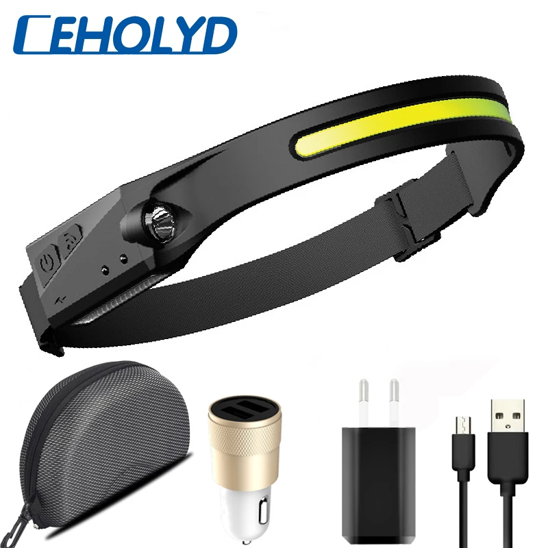 9000LM Most Powerful Headlamp Light COB Headlight Waterproof Motion Sensor Work Light Head Torches USB Rechargeable Head Lamp
9000LM Most Powerful Headlamp Light COB Headlight Waterproof Motion Sensor Work Light Head Torches USB Rechargeable Head Lamp
