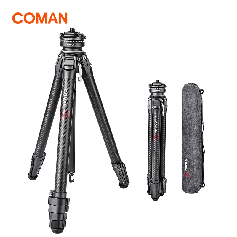 COMAN Zero F38 Carbon Fiber Tripod Lightweight Tripods With Ball Head F38 Quick Release Plate For DSLR Camera Smartphone iPhone
COMAN Zero F38 Carbon Fiber Tripod Lightweight Tripods With Ball Head F38 Quick Release Plate For DSLR Camera Smartphone iPhone