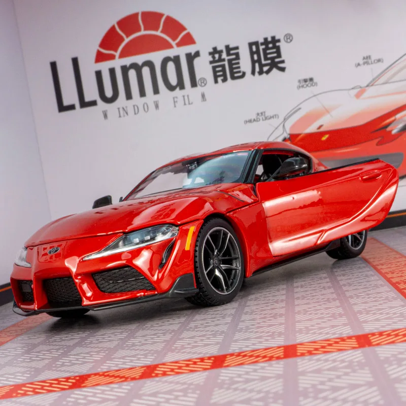 Maisto 1:24 Toyota GR Supra Speedmaster Niu Mowang coupe alloy model car ornaments collection door and hood can be opened
Maisto 1:24 Toyota GR Supra Speedmaster Niu Mowang coupe alloy model car ornaments collection door and hood can be opened