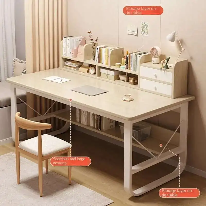 Modern Desktop Computer Desks with Drawer Home Bedroom Student Writing Study Table Office Furniture Multifunctional Gaming Table
Modern Desktop Computer Desks with Drawer Home Bedroom Student Writing Study Table Office Furniture Multifunctional Gaming Table