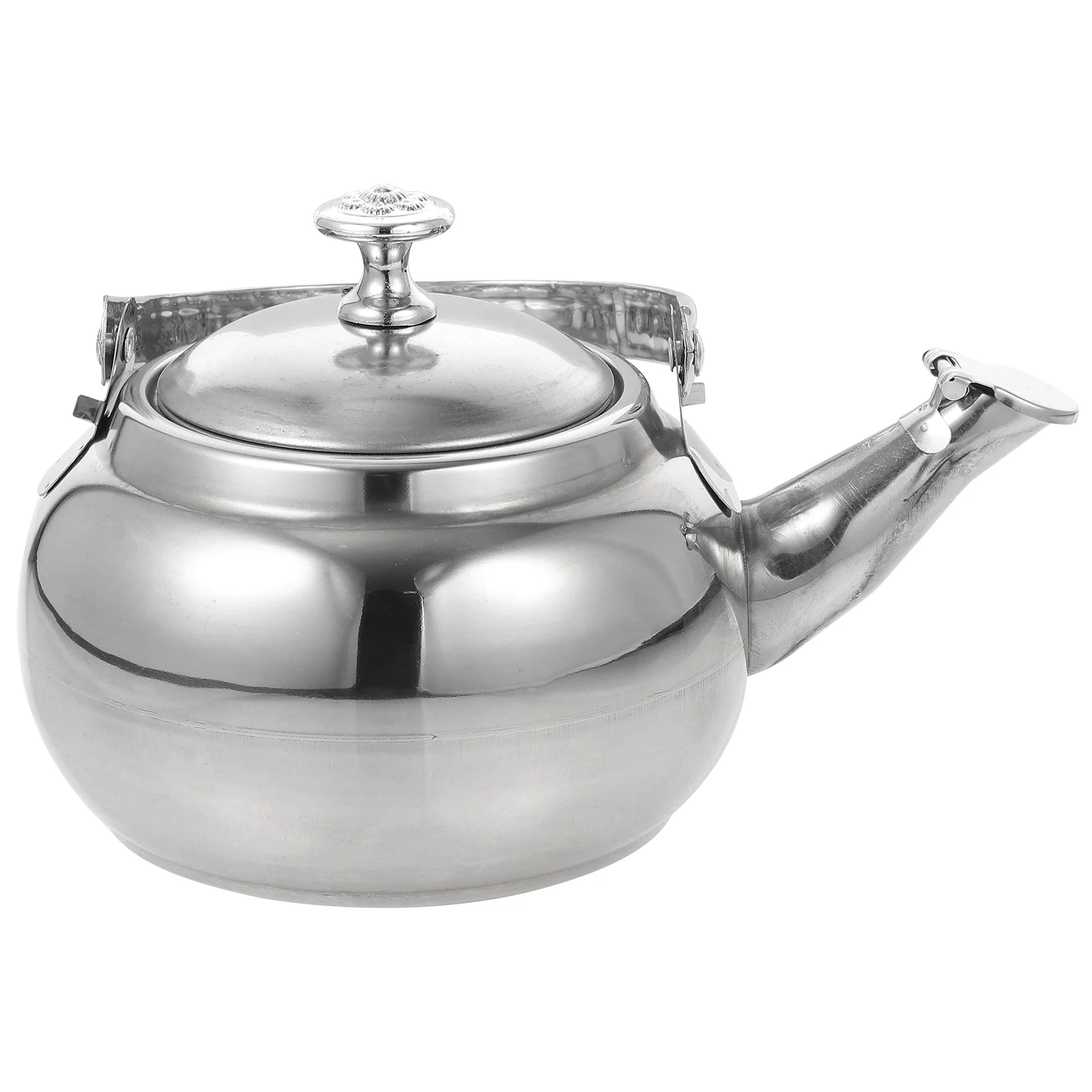 Teapot with Infuser Kettle Thicken Heating Teakettle for Gas Stove Carp Coffee Pod Maker
Teapot with Infuser Kettle Thicken Heating Teakettle for Gas Stove Carp Coffee Pod Maker