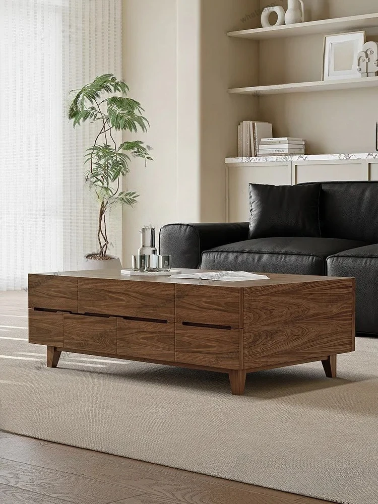 2026 simple modern solid wood coffee table living room multi-bucket storage cabinet
2026 simple modern solid wood coffee table living room multi-bucket storage cabinet