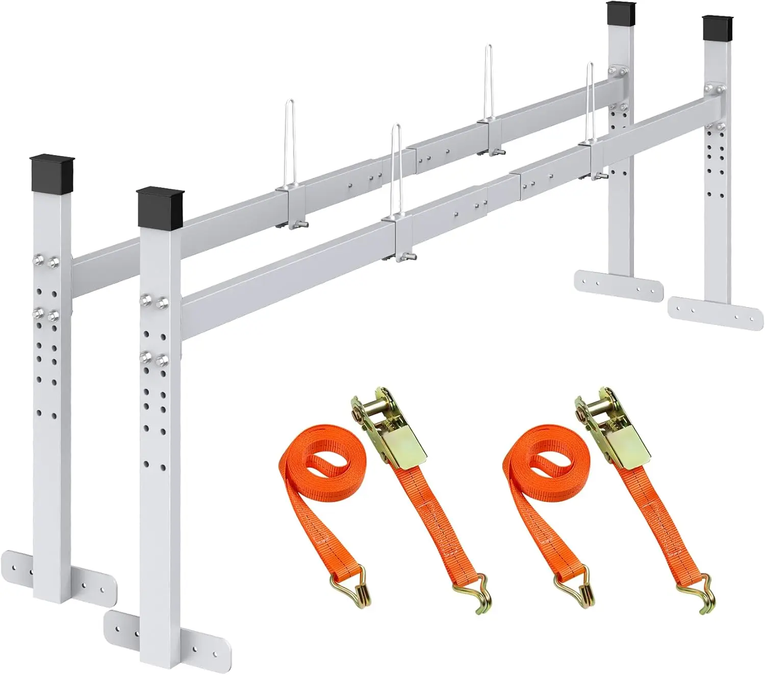 Universal Trailer Roof Top Ladder Rack with Adjustable Length 5.77-8.65 ft, 400 LBS Capacity for Enclosed and Open Trailers
Universal Trailer Roof Top Ladder Rack with Adjustable Length 5.77-8.65 ft, 400 LBS Capacity for Enclosed and Open Trailers
