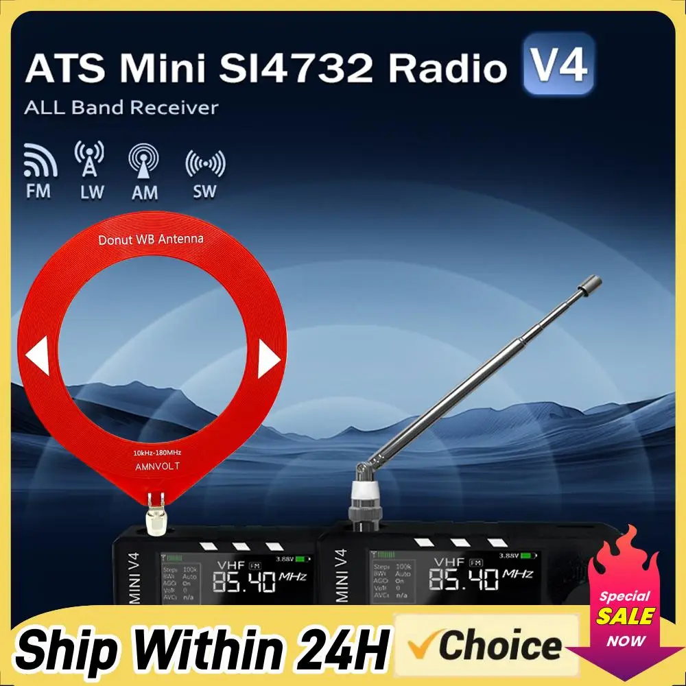 Портативное AM/FM-радио AMNVOLT V4 ATS MINI с усилителем для наушников и 1,9-дюймовым IPS-экраном для использования в помещении и на улице
Портативное AM/FM-радио AMNVOLT V4 ATS MINI с усилителем для наушников и 1,9-дюймовым IPS-экраном для использования в помещении и на улице