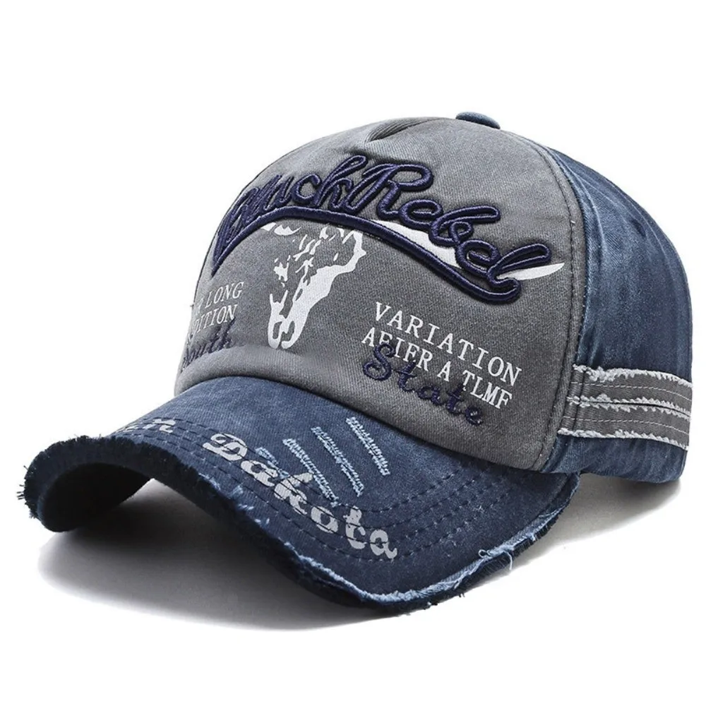 Bull Head Skull Letter Embroidery Baseball Cap Adjustable Hip-hop Distressed Faded Cap Western Streetwear Hat For Man Women
Bull Head Skull Letter Embroidery Baseball Cap Adjustable Hip-hop Distressed Faded Cap Western Streetwear Hat For Man Women