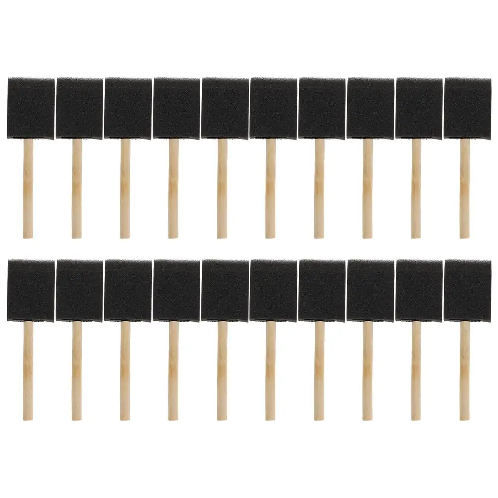 50pcs Sponge Brushes for Kids Painting Black Wooden Handle Supplies Children Drawing Graffiti Watercolor Oil Acrylic brushes
50pcs Sponge Brushes for Kids Painting Black Wooden Handle Supplies Children Drawing Graffiti Watercolor Oil Acrylic brushes