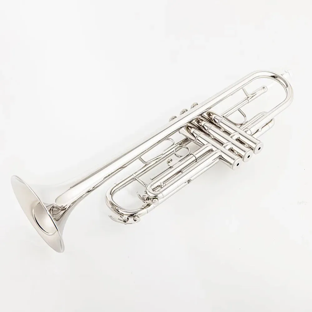 2026 hot new JBTR-300N Trumpet Bb Professional Brass Exquisite Nickel Plated Instrument New-
2026 hot new JBTR-300N Trumpet Bb Professional Brass Exquisite Nickel Plated Instrument New-