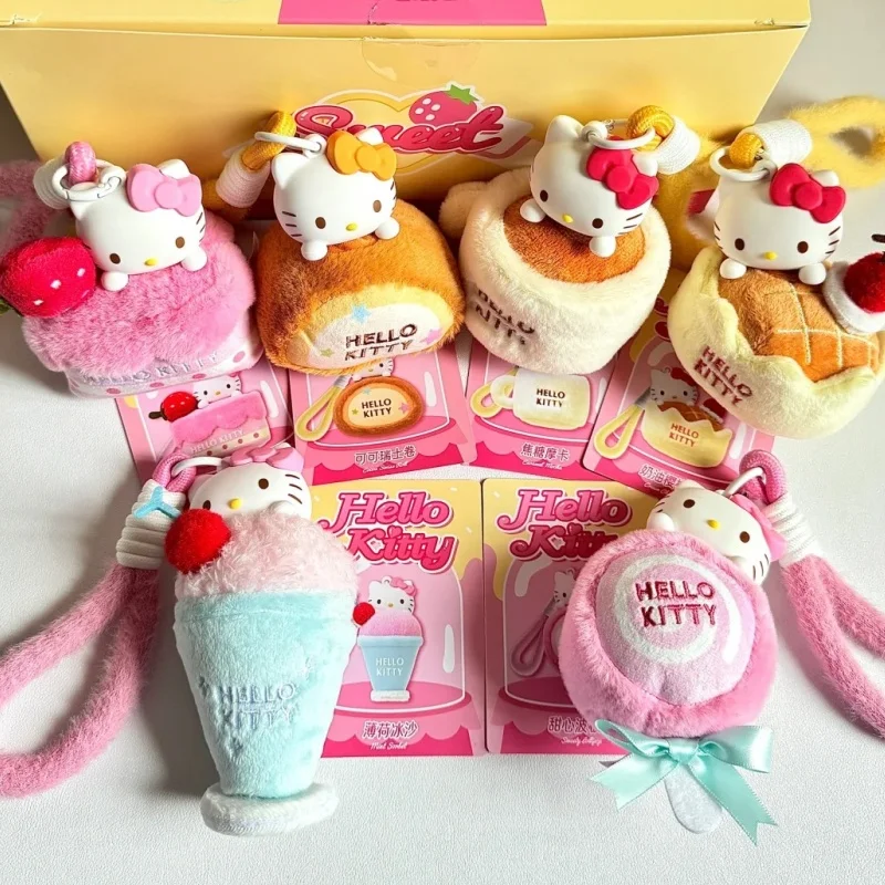 Милая серия Hello Kitty Sweet Workshop, плюшевая слепая коробка, модная сумка для игр, подвеска, украшение, подарки на день рождения, игрушки
Милая серия Hello Kitty Sweet Workshop, плюшевая слепая коробка, модная сумка для игр, подвеска, украшение, подарки на день рождения, игрушки