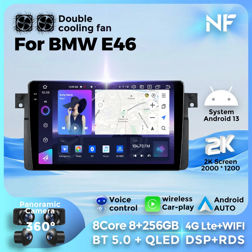 Мультимедийный видеоплеер на Android 13 для BMW E46 M3, автомагнитола с поддержкой 2 Din, GPS-навигация, Carplay, авто, DVD, RDS, Wi-Fi, BT5.0, DSP
Мультимедийный видеоплеер на Android 13 для BMW E46 M3, автомагнитола с поддержкой 2 Din, GPS-навигация, Carplay, авто, DVD, RDS, Wi-Fi, BT5.0, DSP