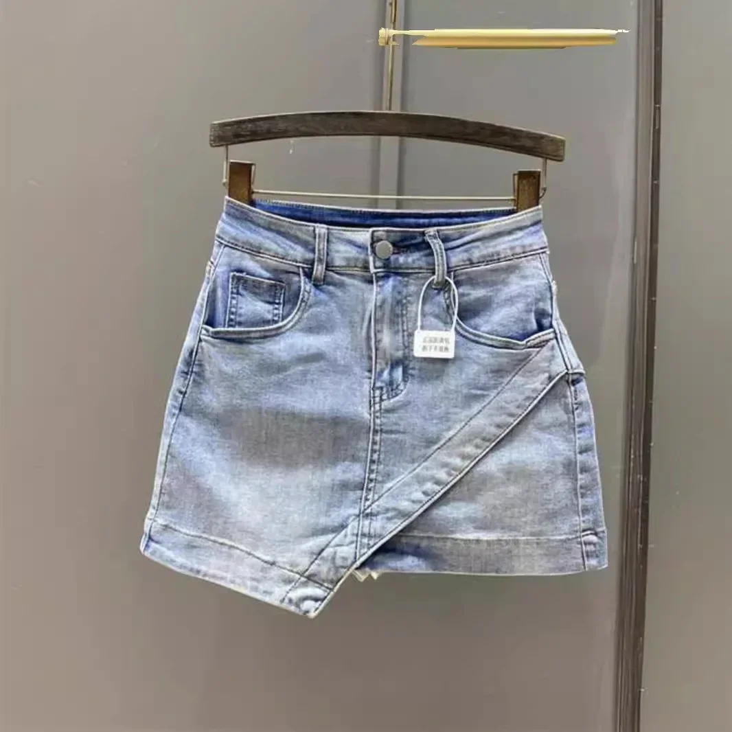 High-waisted Denim Mini Dress 2025 New Summer Women's Korean Style Slimming Spicy Girl Hip Covering A- line Skirt
High-waisted Denim Mini Dress 2025 New Summer Women's Korean Style Slimming Spicy Girl Hip Covering A- line Skirt