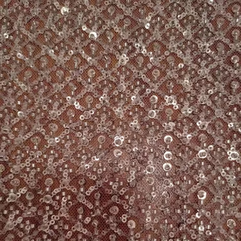 Beaded Sequin Embroidered Lace Mesh Fabric for DIY Sewing Wedding Dress Garment Accessories Clothing Fashion Material Cloth
Beaded Sequin Embroidered Lace Mesh Fabric for DIY Sewing Wedding Dress Garment Accessories Clothing Fashion Material Cloth