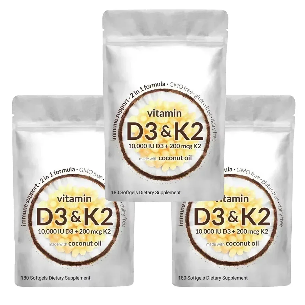 Мягкие капсулы с витамином D3 и K2 — способствуют впитывание, пищеварение и поддержание здоровья — 180 мягких капсул
Мягкие капсулы с витамином D3 и K2 — способствуют впитывание, пищеварение и поддержание здоровья — 180 мягких капсул