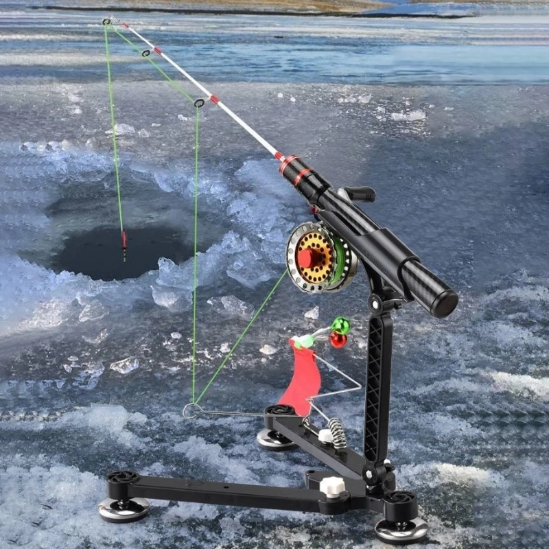 Folding Automatic Alarm Ice Fishing Rods Portable Stand Floor-standing Triangular Winter Ice Fishing Rod Stands Tackle Supplies
Folding Automatic Alarm Ice Fishing Rods Portable Stand Floor-standing Triangular Winter Ice Fishing Rod Stands Tackle Supplies