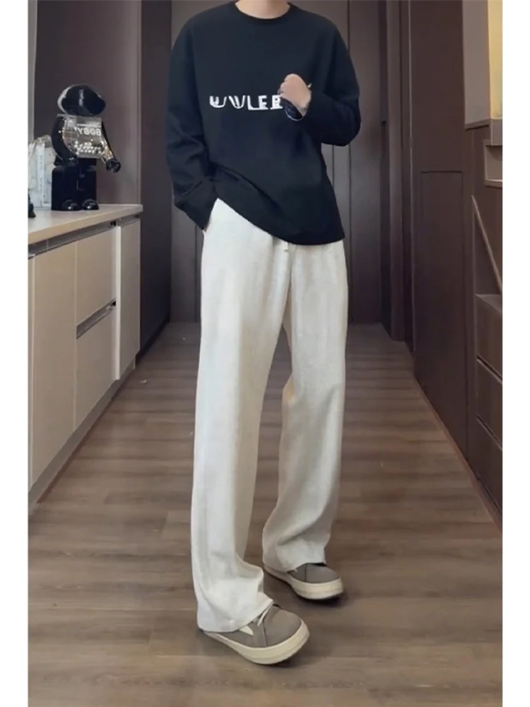 American Sle Casual Pants Men's Autumn Drape Straight Leg Sports Leisure Pants Cleanfit Slimming Flared Pants
American Sle Casual Pants Men's Autumn Drape Straight Leg Sports Leisure Pants Cleanfit Slimming Flared Pants