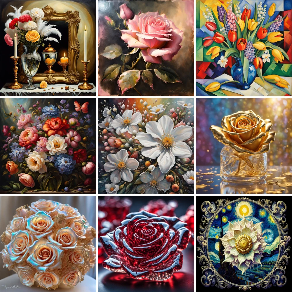 Flowers Rose Tuilp Printed Fabric Cross-Stitch Full Kit Embroidery Needlework Knitting Painting Hobby Room Decor Needle Counted
Flowers Rose Tuilp Printed Fabric Cross-Stitch Full Kit Embroidery Needlework Knitting Painting Hobby Room Decor Needle Counted