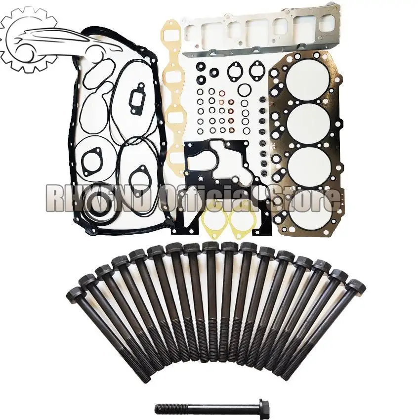 4JG2 4JG2TC 4JB1 8971334161 8-87811-613-0 cylinder head bolt Engine Gasket Kits Rebuiding kits for Isuzu camper cavalry 3.1D
4JG2 4JG2TC 4JB1 8971334161 8-87811-613-0 cylinder head bolt Engine Gasket Kits Rebuiding kits for Isuzu camper cavalry 3.1D