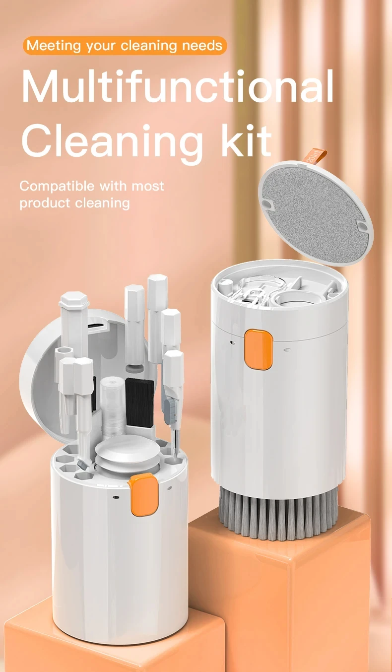 Q20 Cleaner Kit Computer Keyboard Brush Earphones Cleaning Pen Screen Cleaning Spray Bottle Set Cleaning Tools Keycap Puller
Q20 Cleaner Kit Computer Keyboard Brush Earphones Cleaning Pen Screen Cleaning Spray Bottle Set Cleaning Tools Keycap Puller