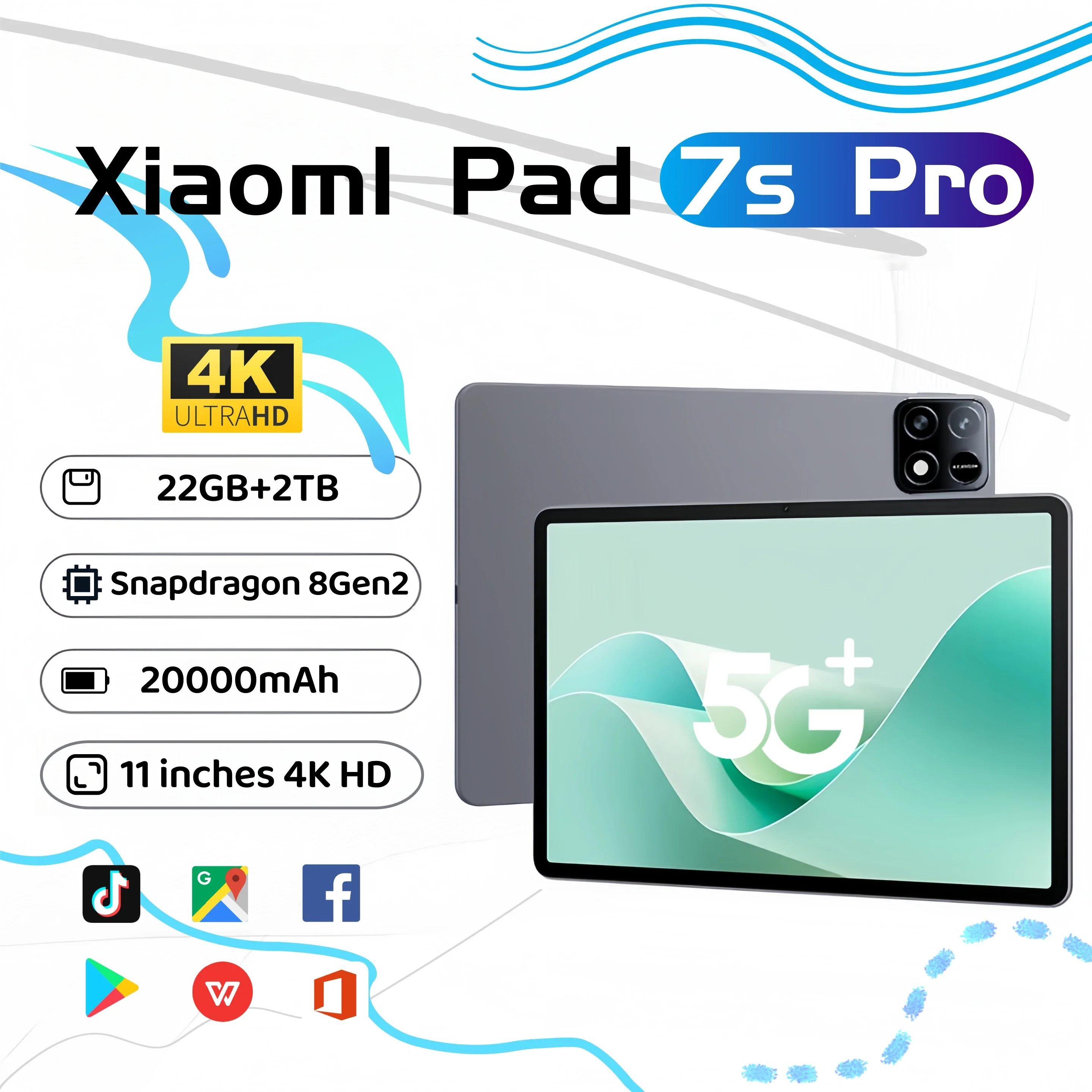 2025 NEW Original Xioami Pad 7 Pro Tablet 22GB+2T 11inch HD 4K Android 14 20000mAh 5G Dual SIM Phone Call WiFi GPS WPS Tablet PC
2025 NEW Original Xioami Pad 7 Pro Tablet 22GB+2T 11inch HD 4K Android 14 20000mAh 5G Dual SIM Phone Call WiFi GPS WPS Tablet PC