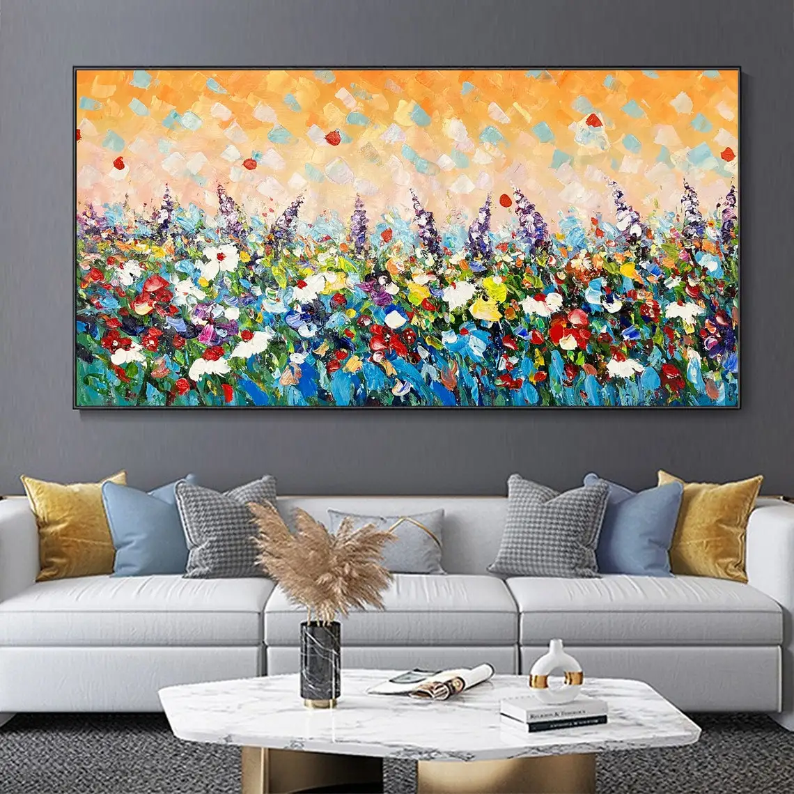 Large Colorful Floral Abstract Hand Painted Oil Painting Fantasy Textured Wall Art Home Decor Boho Modern Decor Christmas Gift
Large Colorful Floral Abstract Hand Painted Oil Painting Fantasy Textured Wall Art Home Decor Boho Modern Decor Christmas Gift