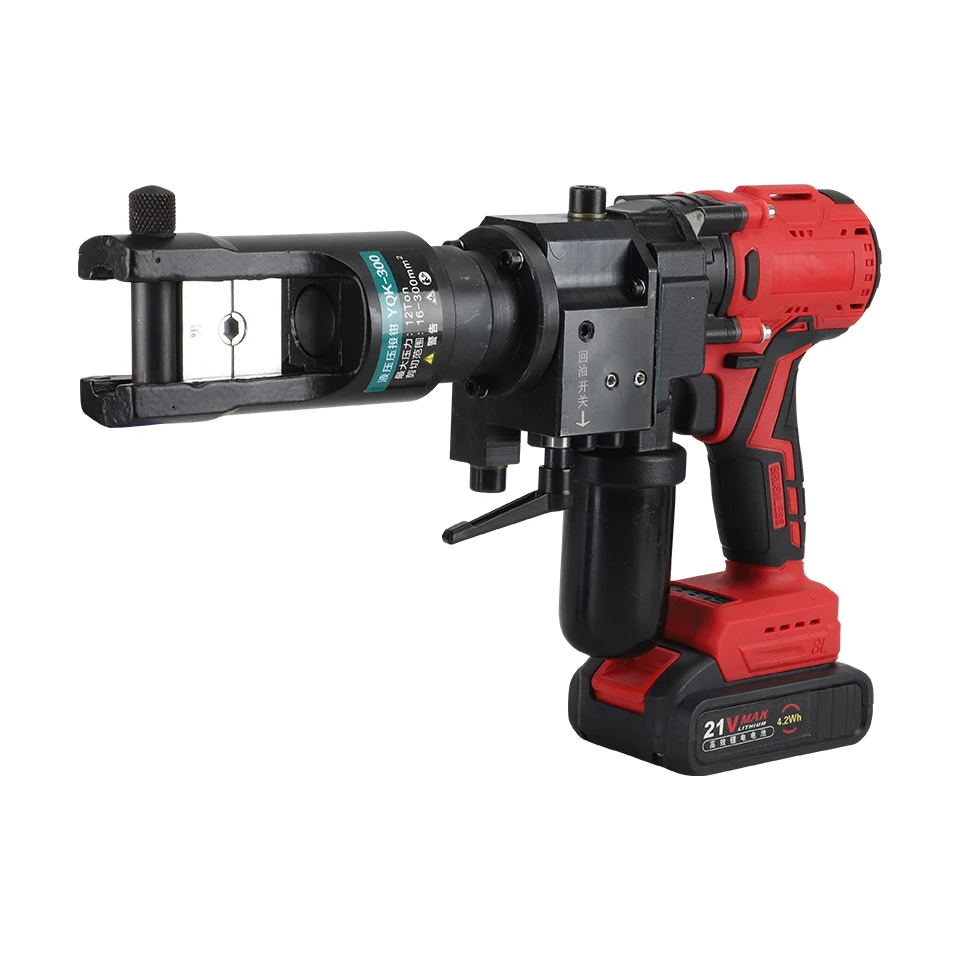 ZM-300 Battery-Powered Hydraulic Crimping Tool (16-300mm²) - Cordless Cable Lug Crimper
ZM-300 Battery-Powered Hydraulic Crimping Tool (16-300mm²) - Cordless Cable Lug Crimper