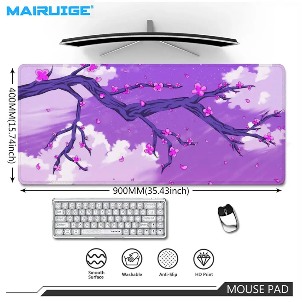 Коврик для мыши Plum Bossom XXL 90X40 см, компьютерная клавиатура, игровые коврики, настольный коврик, большой коврик для мыши 40X45, настольные коврики для геймера
Коврик для мыши Plum Bossom XXL 90X40 см, компьютерная клавиатура, игровые коврики, настольный коврик, большой коврик для мыши 40X45, настольные коврики для геймера