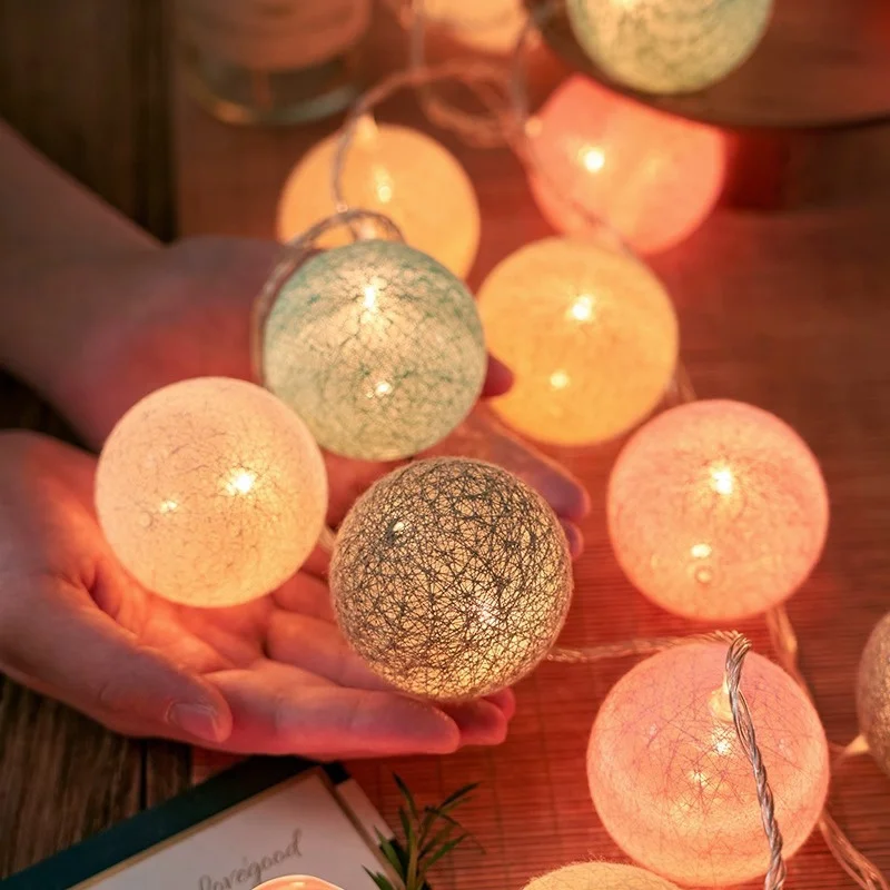 4CM Cotton Ball Lighting String LED Holiday Lights Wedding Party Birthday Proposal Home Room Festival Decoration Accessories
4CM Cotton Ball Lighting String LED Holiday Lights Wedding Party Birthday Proposal Home Room Festival Decoration Accessories