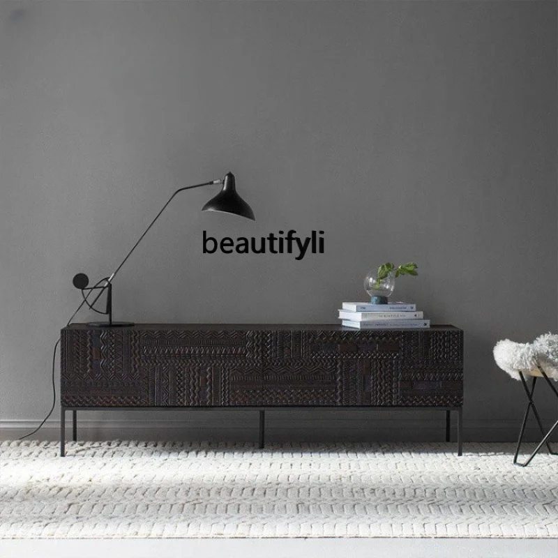 Customized Minimalist Nordic Belgium TV Cabinet Carved Side Cabinet Locker Black Oak Floor Cabinet Living Room Quiet
Customized Minimalist Nordic Belgium TV Cabinet Carved Side Cabinet Locker Black Oak Floor Cabinet Living Room Quiet