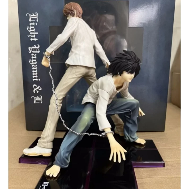 22cm New Cartoon Death Note Yagami Light&L Doll Hand-Made Model Handsome Cartoon Character Desktop Ornaments Toy Gift
22cm New Cartoon Death Note Yagami Light&L Doll Hand-Made Model Handsome Cartoon Character Desktop Ornaments Toy Gift