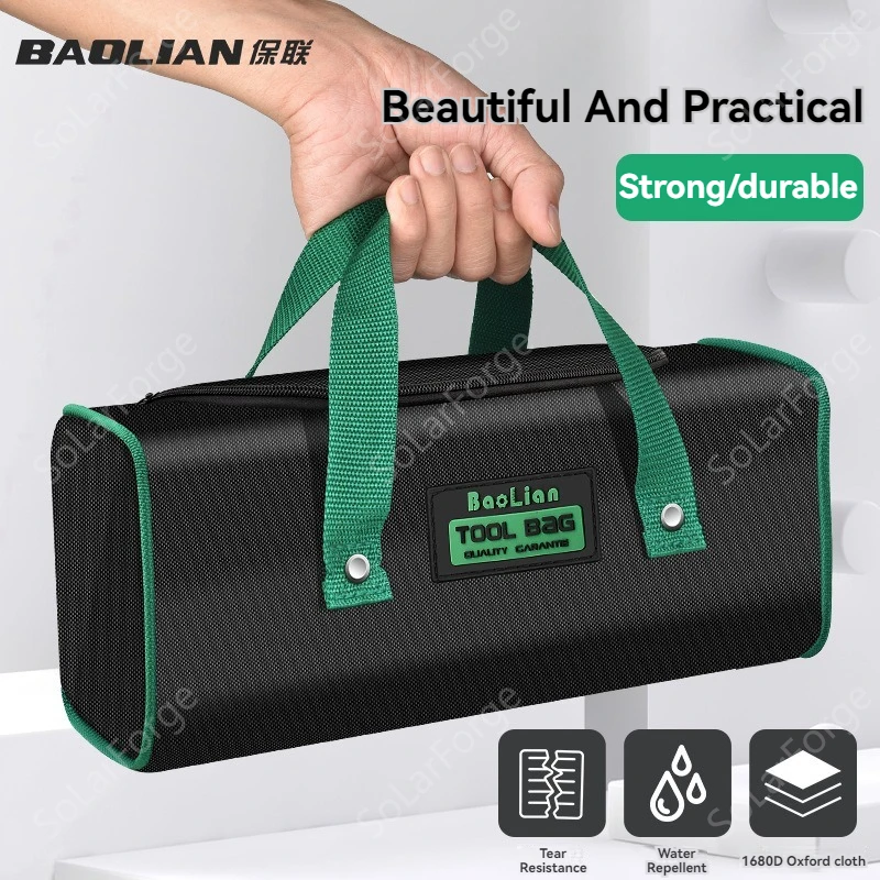 Multifunctional Tool Bag Oxford Cloth Storage Bag Waterproof Thickened Portable Electrician Handbag Professional Maintenance Bag
Multifunctional Tool Bag Oxford Cloth Storage Bag Waterproof Thickened Portable Electrician Handbag Professional Maintenance Bag