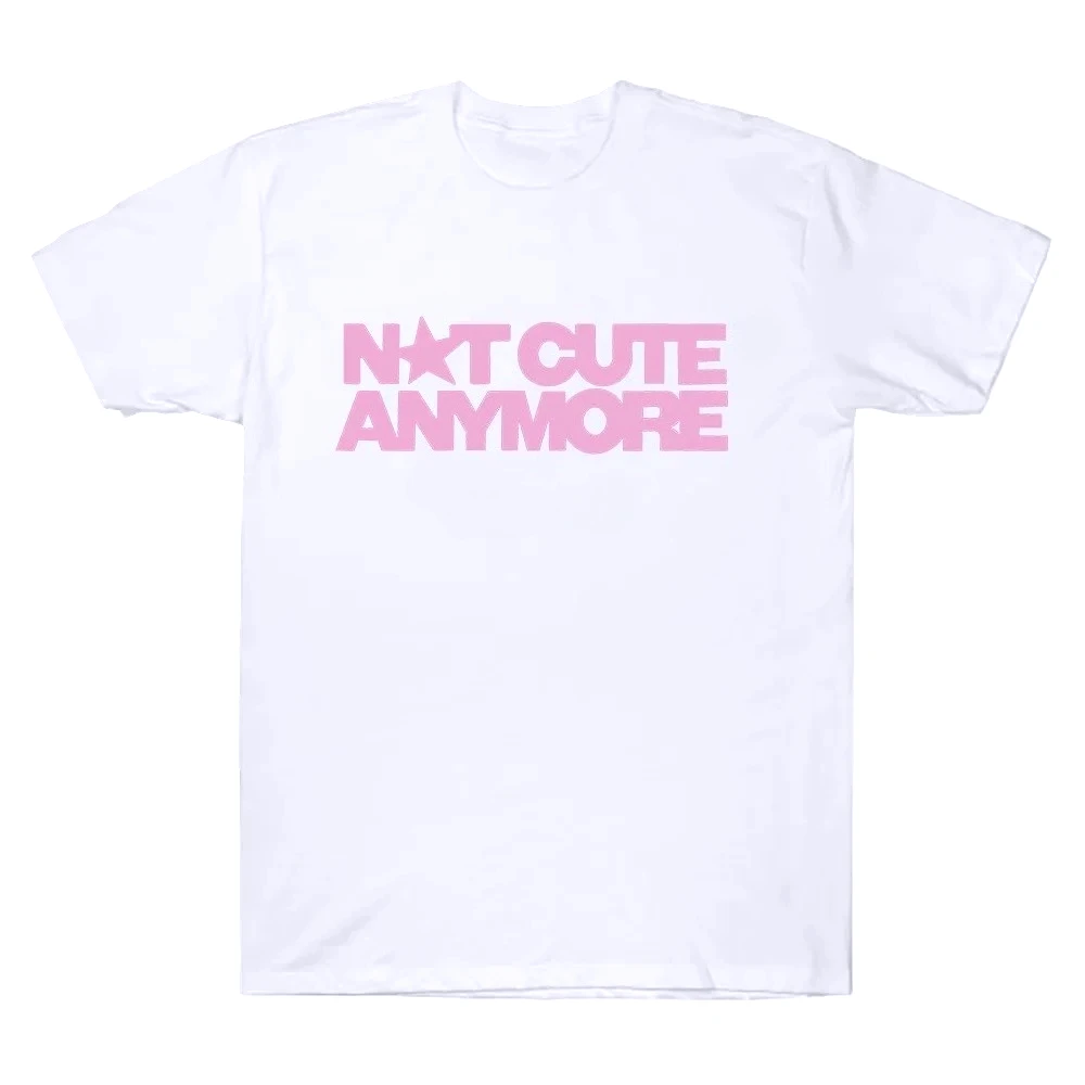Футболки больших размеров с принтом «Not Cute Anymore», футболка с изображением девичьей группы, корейская мода, летние женские и мужские повседневные забавные топы с коротким рукавом в стиле Y2K
Футболки больших размеров с принтом «Not Cute Anymore», футболка с изображением девичьей группы, корейская мода, летние женские и мужские повседневные забавные топы с коротким рукавом в стиле Y2K