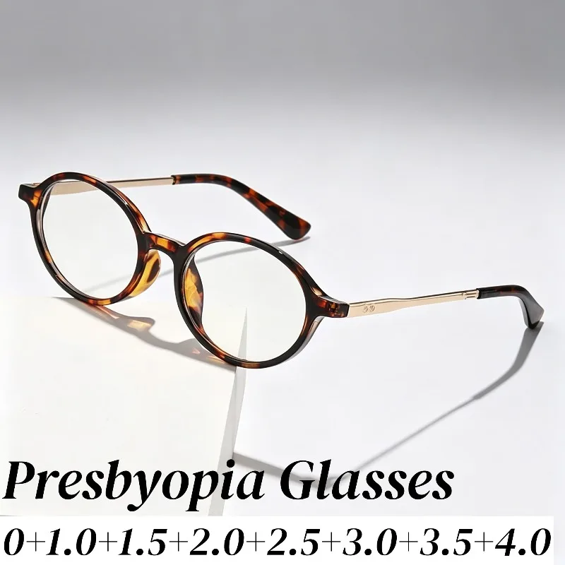 New Fashion Oval Frame Reading Glasses Outdoor Sports Retro Presbyopia Glasses Artistic and Anti Blue Light Eyeglasses Women Men
New Fashion Oval Frame Reading Glasses Outdoor Sports Retro Presbyopia Glasses Artistic and Anti Blue Light Eyeglasses Women Men