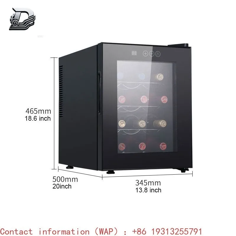 【Fashionable】12 Bottle Wine Cooler Refrigerator, 32L Freestanding Wine Chiller With Digital Touch Control, Quiet Electric Cellar
【Fashionable】12 Bottle Wine Cooler Refrigerator, 32L Freestanding Wine Chiller With Digital Touch Control, Quiet Electric Cellar