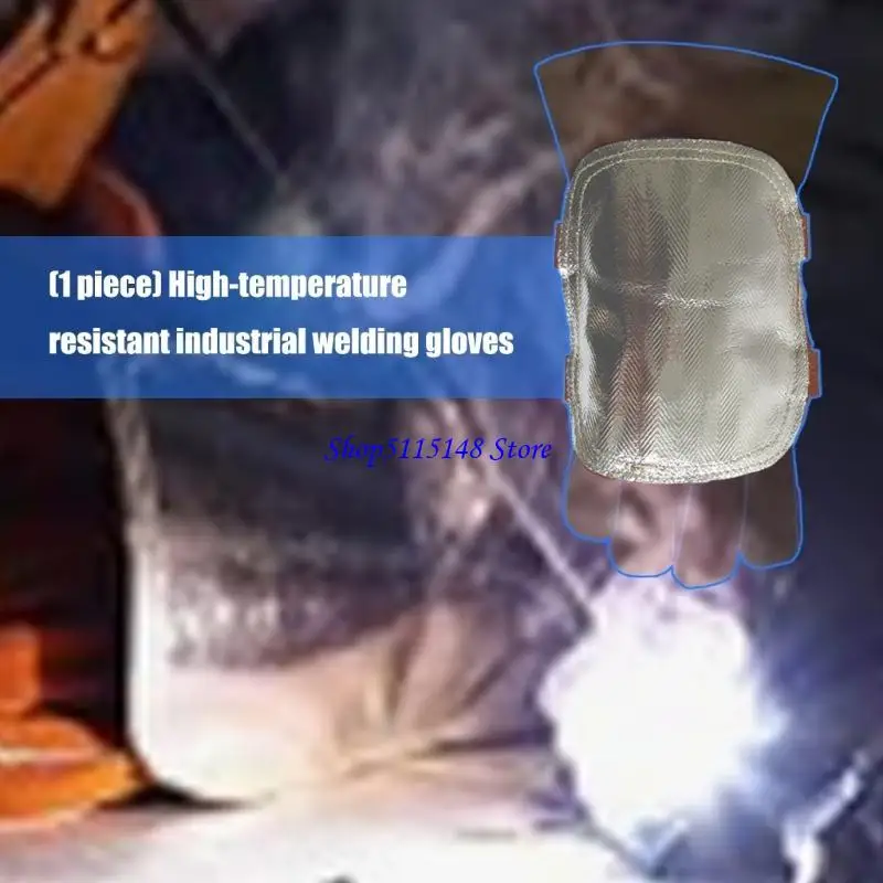 F3MA Heavy Duty Leather Welding Gloves Aluminized Heat Barrier for Metal Fabrication
F3MA Heavy Duty Leather Welding Gloves Aluminized Heat Barrier for Metal Fabrication