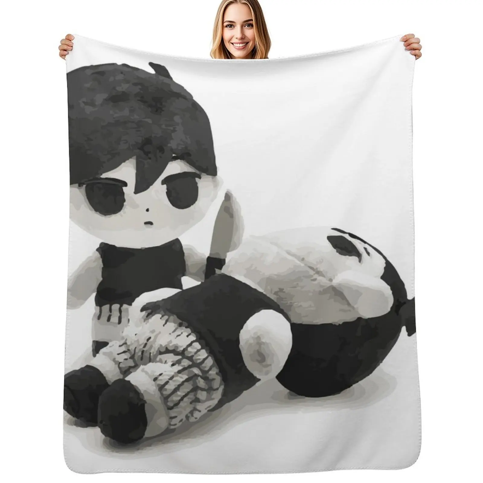 Omori Plush Throw Blanket Soft Home Decor Blanket for Couch Bedroom
Omori Plush Throw Blanket Soft Home Decor Blanket for Couch Bedroom