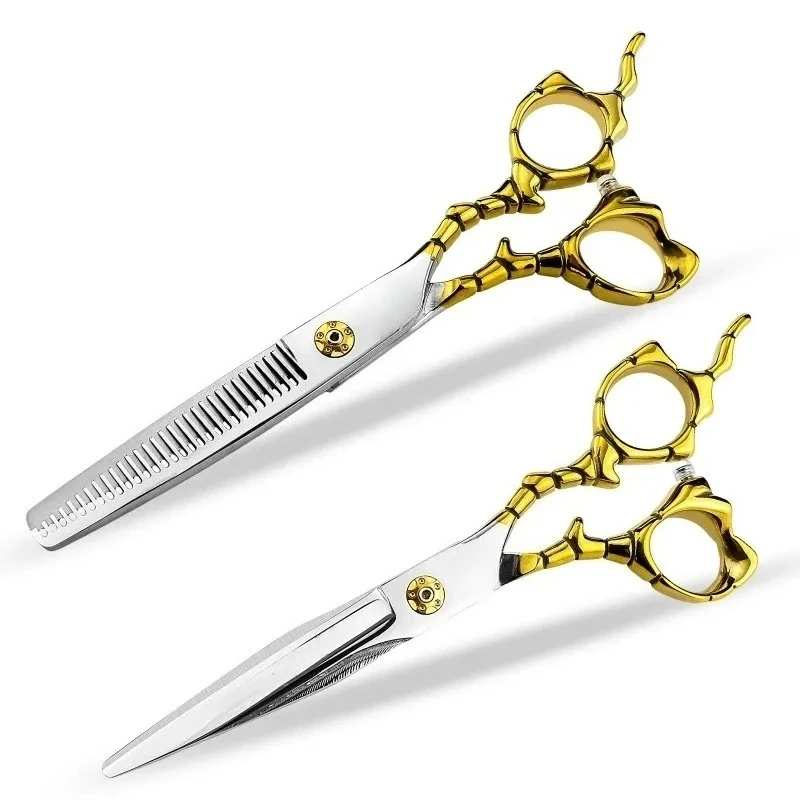 Barber Hair Cutting Scissors 440C High-end Professional Extremely Sharp Hairdresser Shears for Hair 6 Inch Haircut Scissors
Barber Hair Cutting Scissors 440C High-end Professional Extremely Sharp Hairdresser Shears for Hair 6 Inch Haircut Scissors