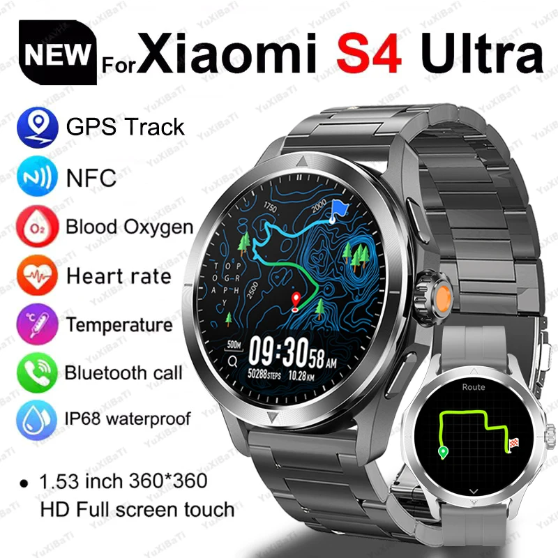 2025 Новинка для Xiaomi S4 Ultra Смарт-часы для мужчин AMOLED Спорт на открытом воздухе NFC GPS Компас Сердечный ритм Водонепроницаемые Bluetooth-вызовы
2025 Новинка для Xiaomi S4 Ultra Смарт-часы для мужчин AMOLED Спорт на открытом воздухе NFC GPS Компас Сердечный ритм Водонепроницаемые Bluetooth-вызовы