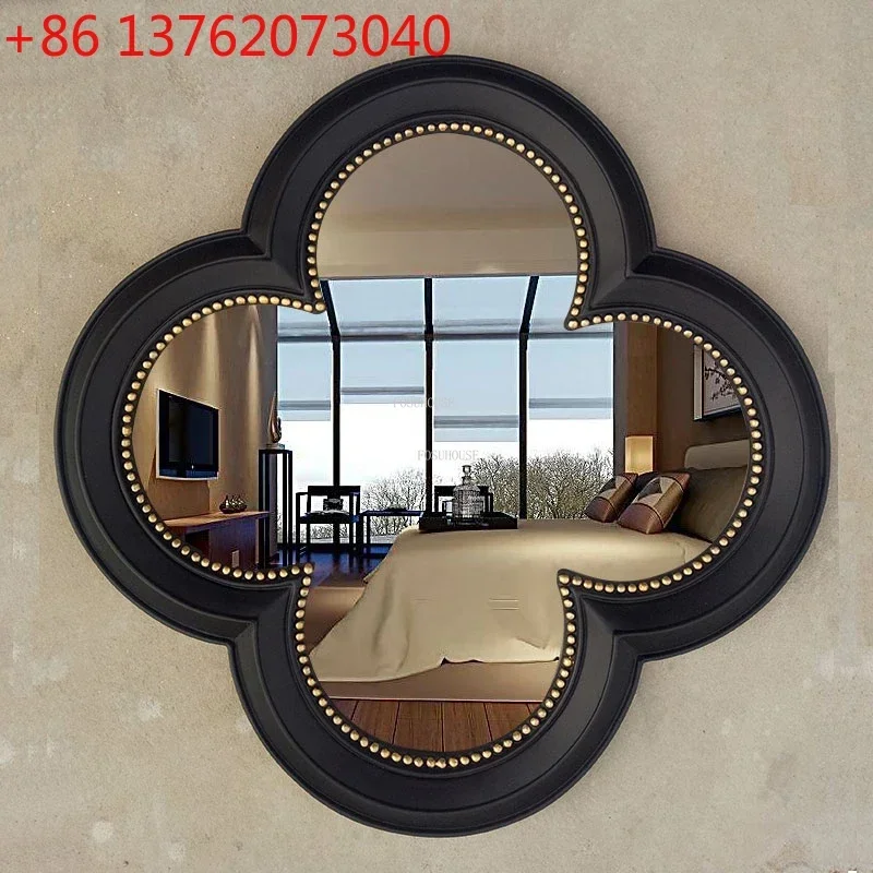 American Retro Bathroom Decorative Mirrors Modern Home Decoration Chinese Clover Wall Hanging Art Mirrors Dressing Table Mirrors
American Retro Bathroom Decorative Mirrors Modern Home Decoration Chinese Clover Wall Hanging Art Mirrors Dressing Table Mirrors