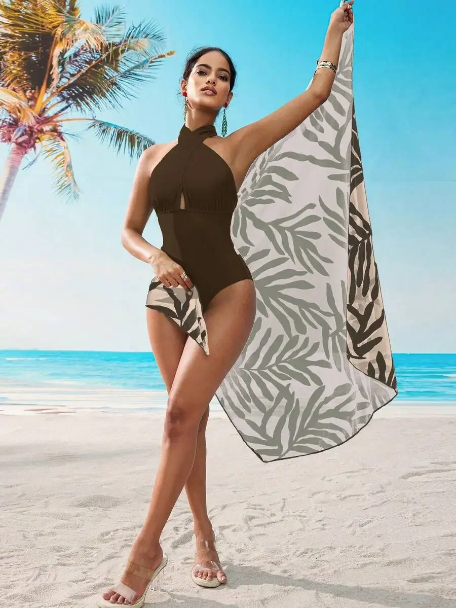 One Piece Halter Neck Swimsuit For Women Beach Pool Party Summer
One Piece Halter Neck Swimsuit For Women Beach Pool Party Summer